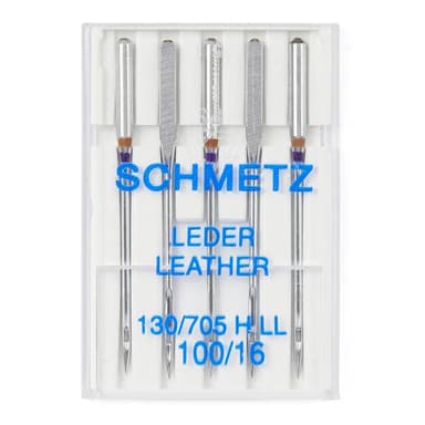 Schmetz #16 Sewing Machine Leather Needles System 130 (5 pack) view 1