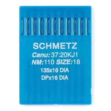 Schmetz #18 Leather Sewing Machine Needles 135x16 DI (10 pack) view 1