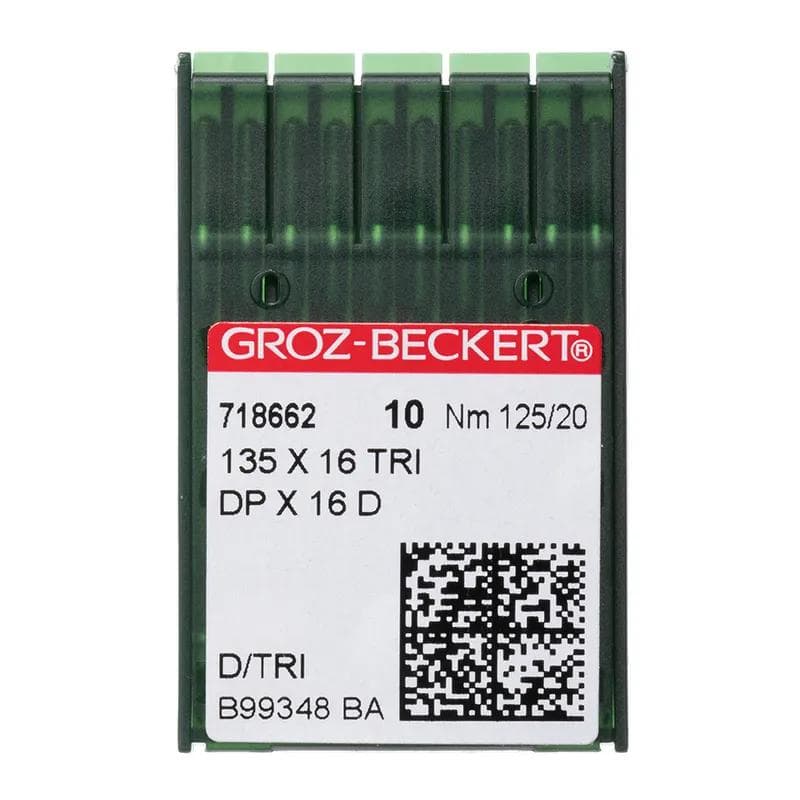 Groz-Beckert® #20 Leather Sewing Machine Needles 135x16 Triangular Point (10 pack)