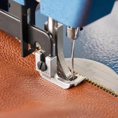 Smooth Left Zipper Foot Set for Sailrite® Ultrafeed® LSZ Sewing Machine view 2