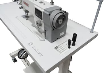 142G F Series Integrated Straight Lockstitch Industrial Sewing Machine with Table view 2