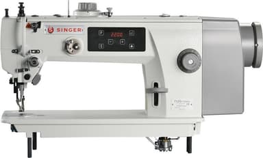 SINGER 712G E Series Direct Drive Upper and Lower Compound Feed Lockstitch Industrial Sewing Machine with Table view 1