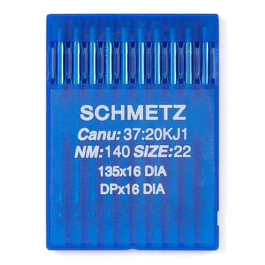 Schmetz #22 Leather Sewing Machine Needles 135x16 DI (10 pack) view 1