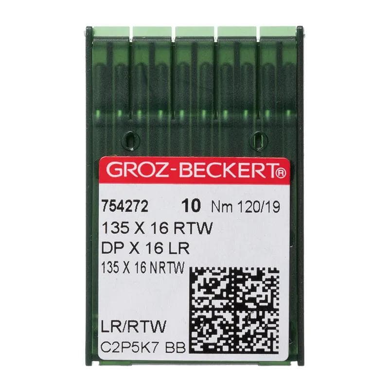 Groz-Beckert® #19 Leather Sewing Machine Needles 135x16 Twist Point (10 pack)