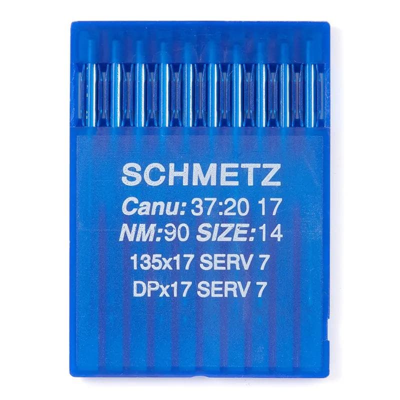 Schmetz #14 Sewing Machine Needles 135x17 Serv7 Round/Sharp Point (10 pack)