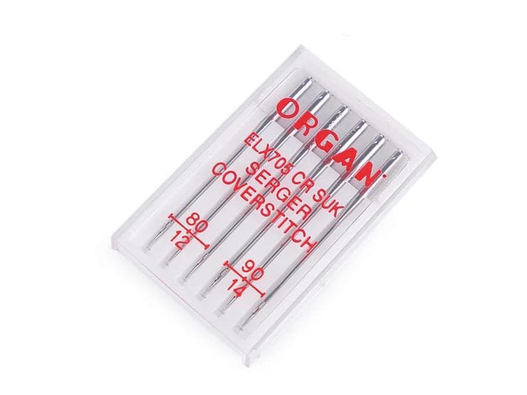 Sewing Machine Needles ELX 705 Chromium SUK 80; 90 Organ for Overlock