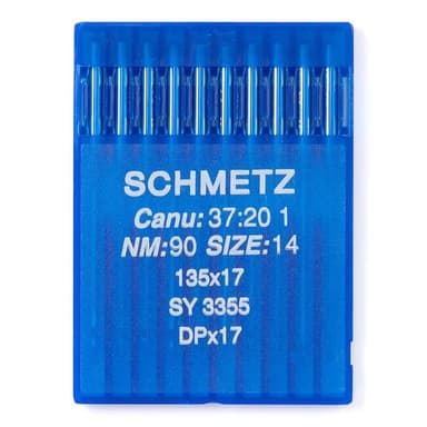 Schmetz #14 Sewing Machine Needles 135x17 Round/Sharp Point (10 pack) view 1