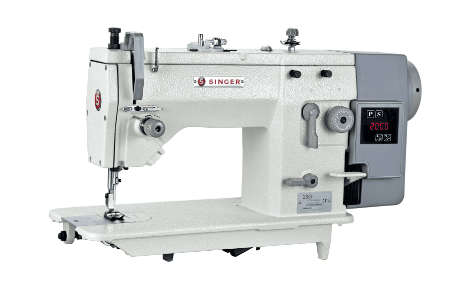 20G Single Needle Lockstitch Straight and Zig Zag Industrial Sewing Machine with Table