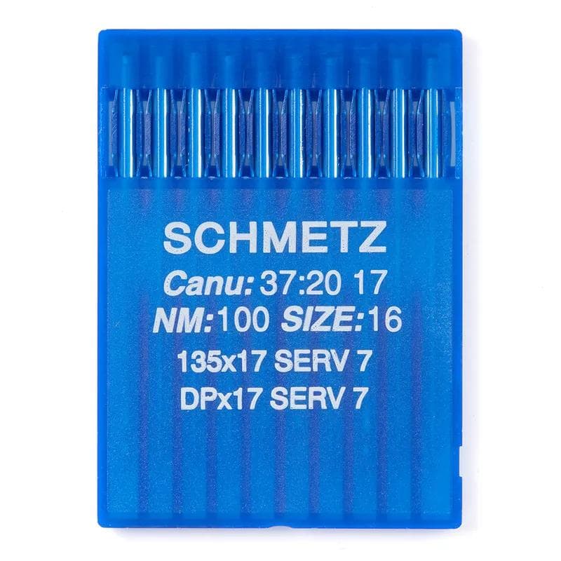 Schmetz #16 Sewing Machine Needles 135x17 Serv7 Round/Sharp Point (10 pack)