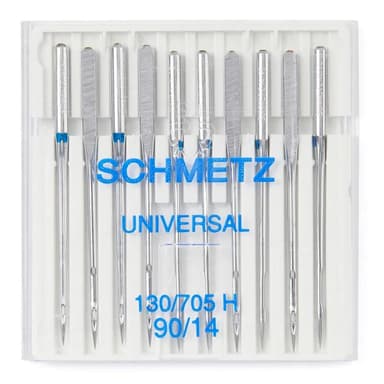 Schmetz #14 Sewing Machine Needles System 130 Round/Sharp Point (10 pack) view 1