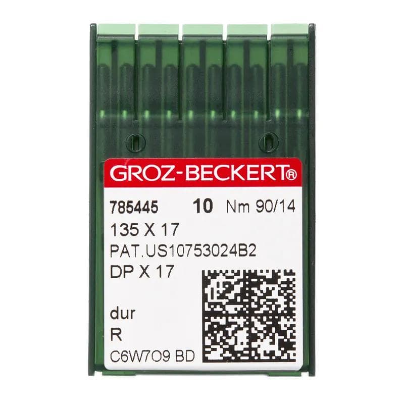 Groz-Beckert® #14 Sewing Machine Needles 135x17 Round/Sharp Point (10 pack)