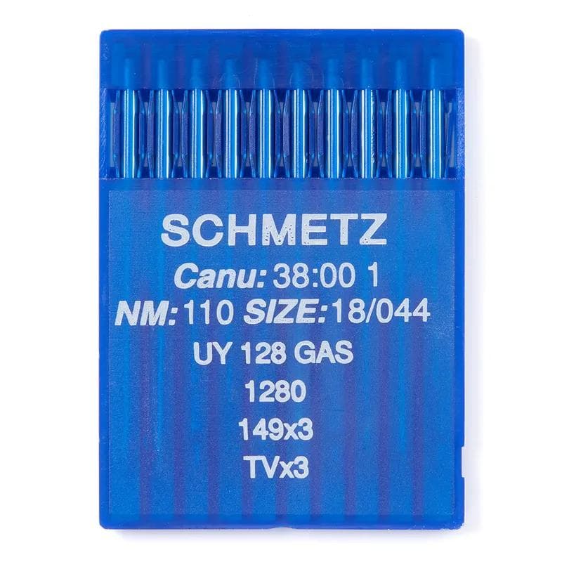 Schmetz #18 Sewing Machine Needles UY 128 GAS Round/Sharp Point (10 pack)