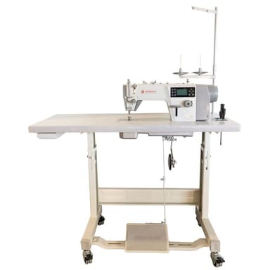 152G Single Needle Electronic Integrated Straight Lockstitch Industrial Sewing Machine with Table view 2